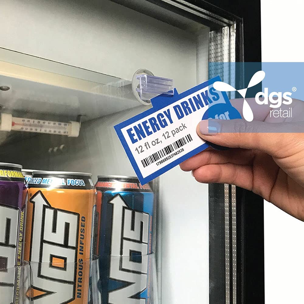 Suction Cup Sign Holder For Glass Door Beverage Cooler Refrigerated And Freezer Cases, 1" Wide Holder With 1" Diameter Suction Cup on Fridge.com - View 3