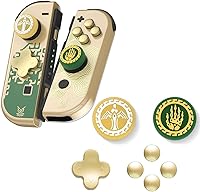 Vista 1 de PERFECTSIGHT Silicone Joycon Thumb Grip Caps, Joystick Cover Compatible with Nintendo SwitchOLEDSwitch Lite,4PCS (Sword Hand-D)