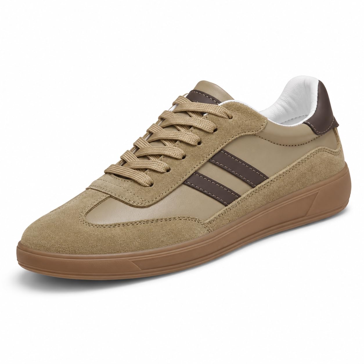 cruiser Sneakers for Men Stylish | Lightweight Casual Shoes for Man Comfortable | Breathable Mesh Padded Collar Cushioned Insole | Anti-Slip Durable TPR Sole Low Top Walking Shoes | Trendy Lace-Up Footwear for Office Gym & Daily Use for Men (2716)-picture-55