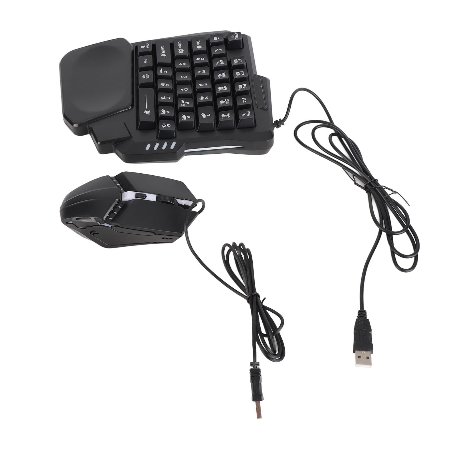 SIXRUN Mobile Gaming Keypad and Mouse Combo, 4-en-1