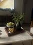 MAGIGO 15x15 Inch Square Black Walnut Wood Ottoman Tray With Handles - Serving Tray For Coffee, Tea, Decor - View #10