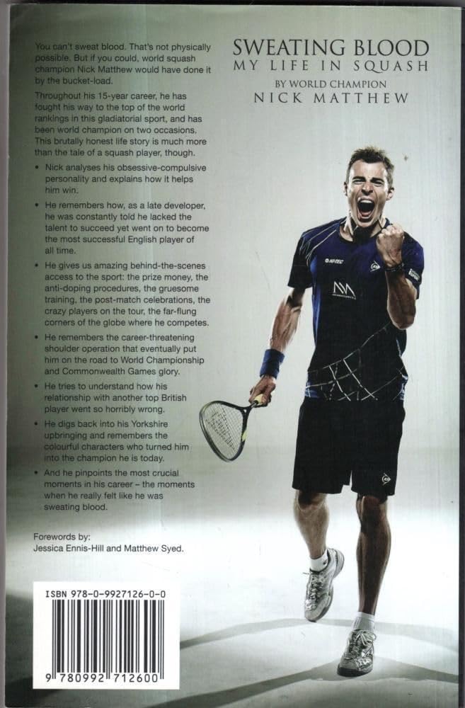 Sweating Blood: My Life in Squash: The Official Autobiography of Nick Matthew