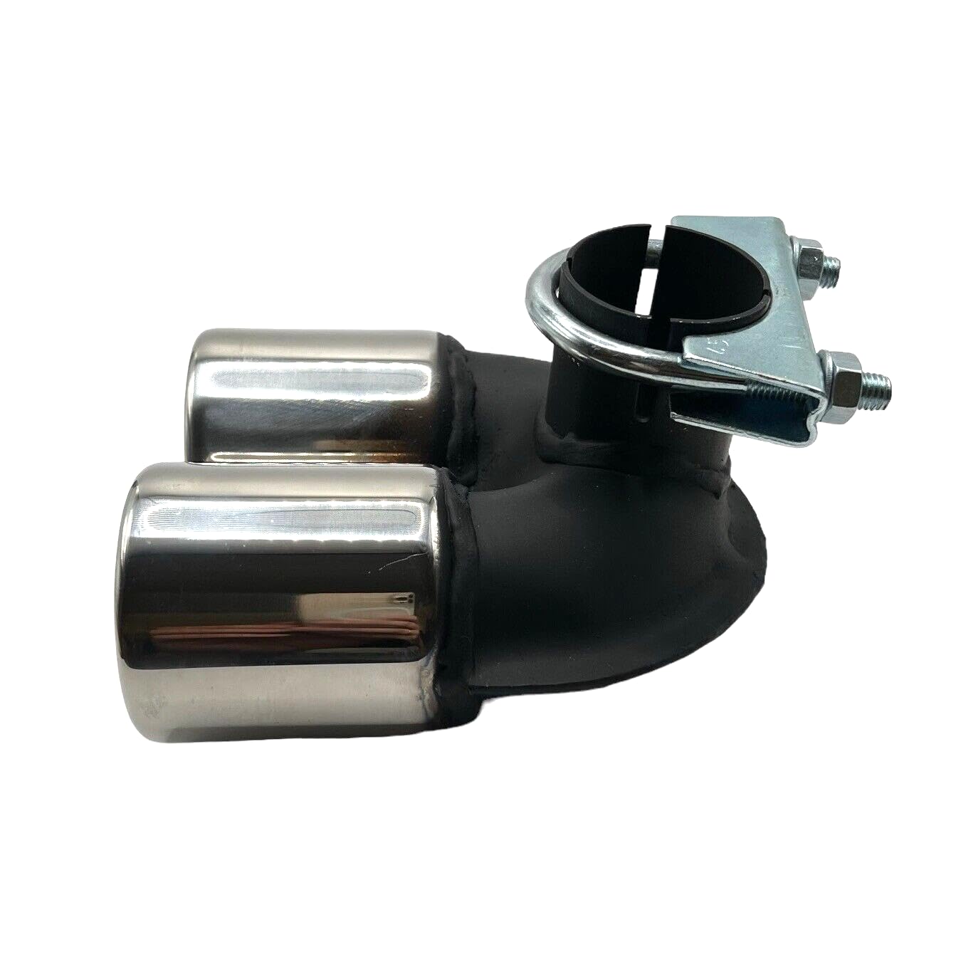 CARTUNER Smart Fortwo 450 deflettore di scarico a doppio tubo, 2 X 60 mm fino a 04/2007 City Coupe Coupe Cabrio