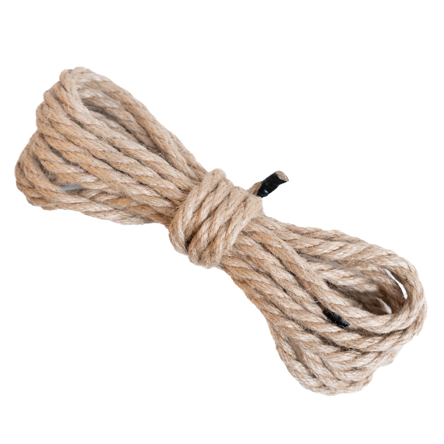Chinchilla® Jute Rope | 10 mm Diameter, 5.00 m Long | Decorative Cord for DIY, Crafts, Decoration and Gardening | Jute Tearing | Natural Brown | Robust Natural Material | Creative Projects