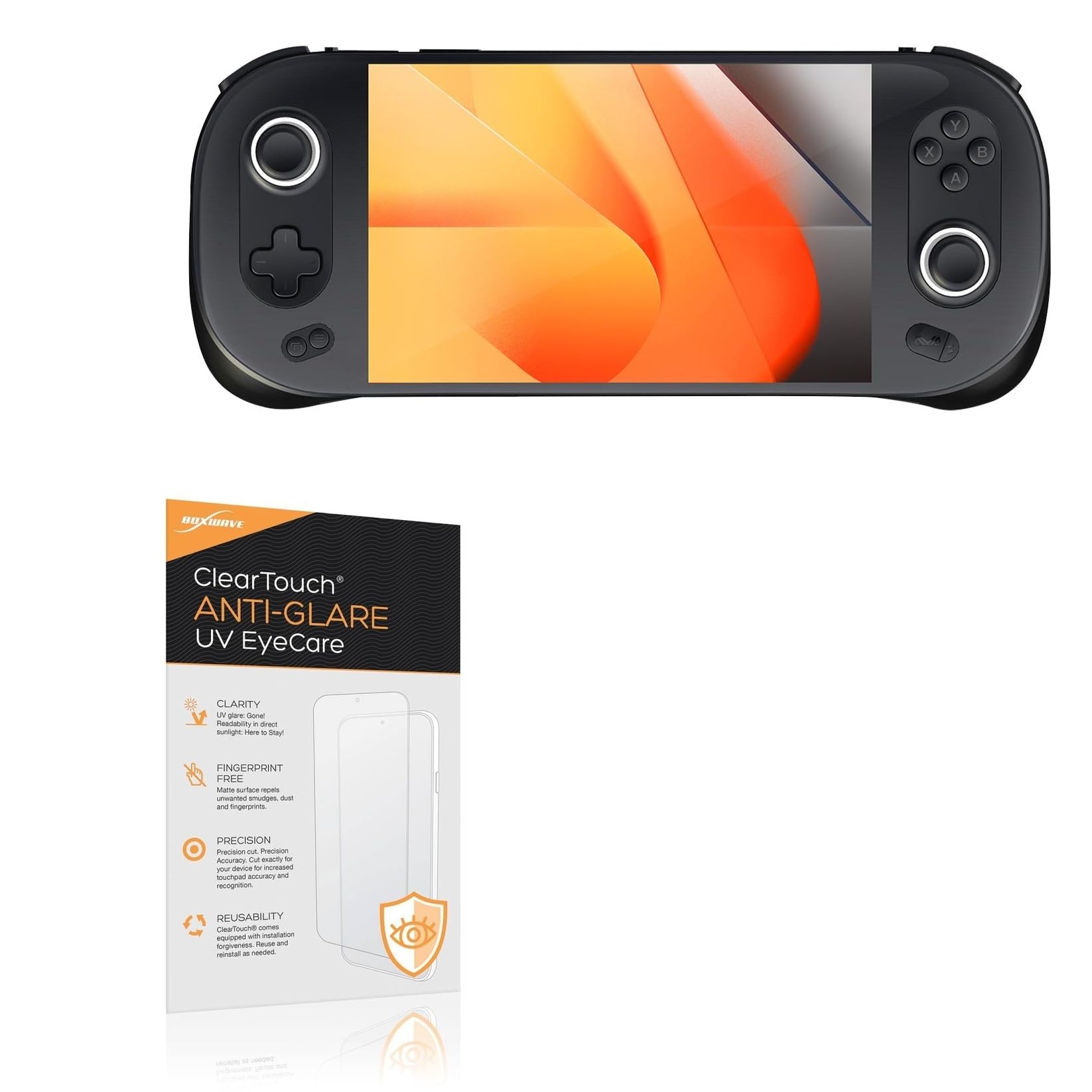 BoxWave Screen Protector Compatible With Ayaneo 2 - ClearTouch Anti-Glare Anti-UV EyeCare (2-Pack), Filters out Harmful Blue Light Reduce Fatigue