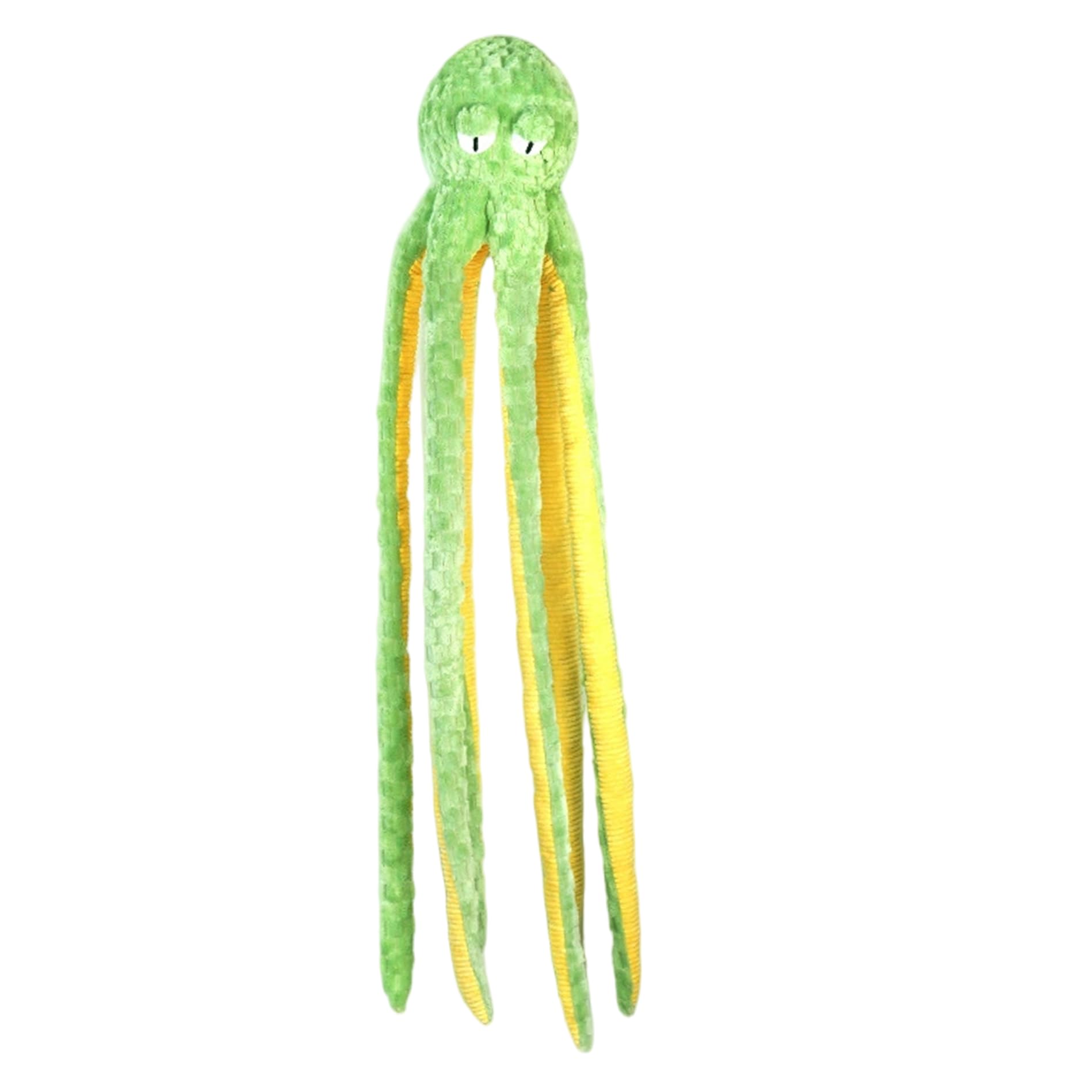 Jouet pour chien pieuvre, jouets interactifs grinçants pour chiens à mâcher agressifs, pieuvre en peluche douce et respectueuse de la peau de 40 pouces pour soulager l'ennui, réduire l'anxiété, fo