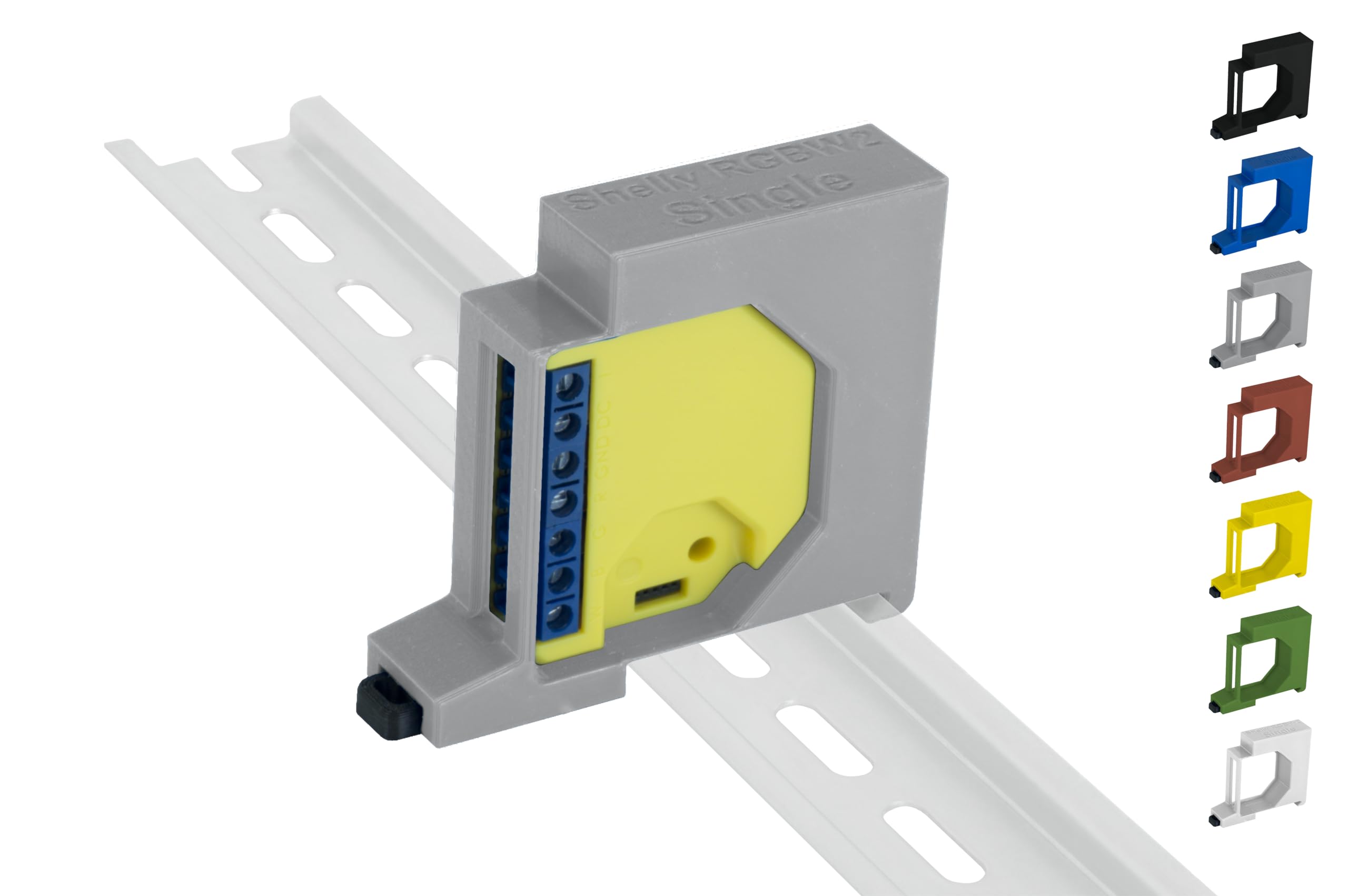 Shelly Dimmer 2 / 1L / RGBW2 DIN Rail / Top Hat Mou Produktbild-Vorschau 2