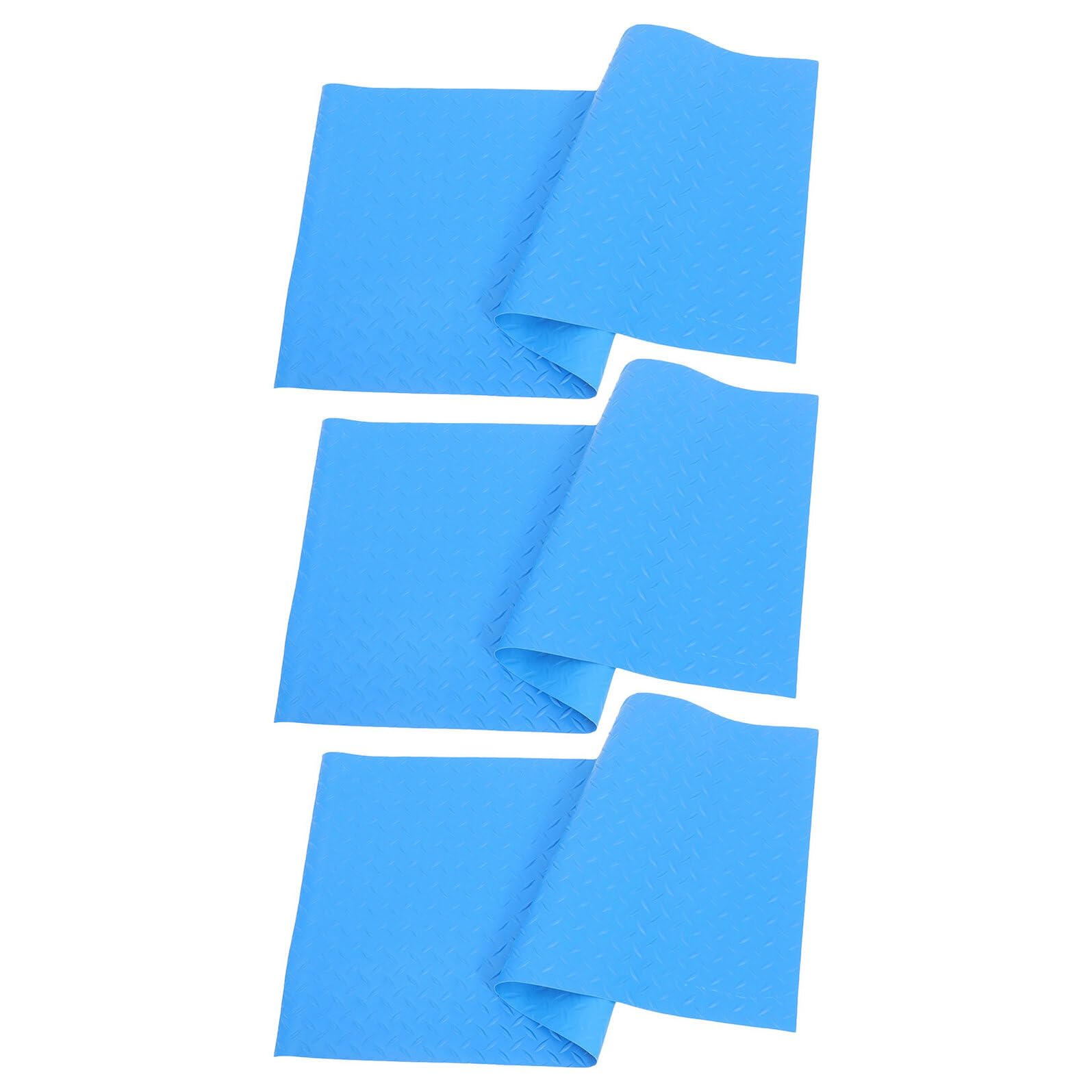 Tapis de piscine antidérapant Yardwe bleu en PVC robuste pour marches d'échelle