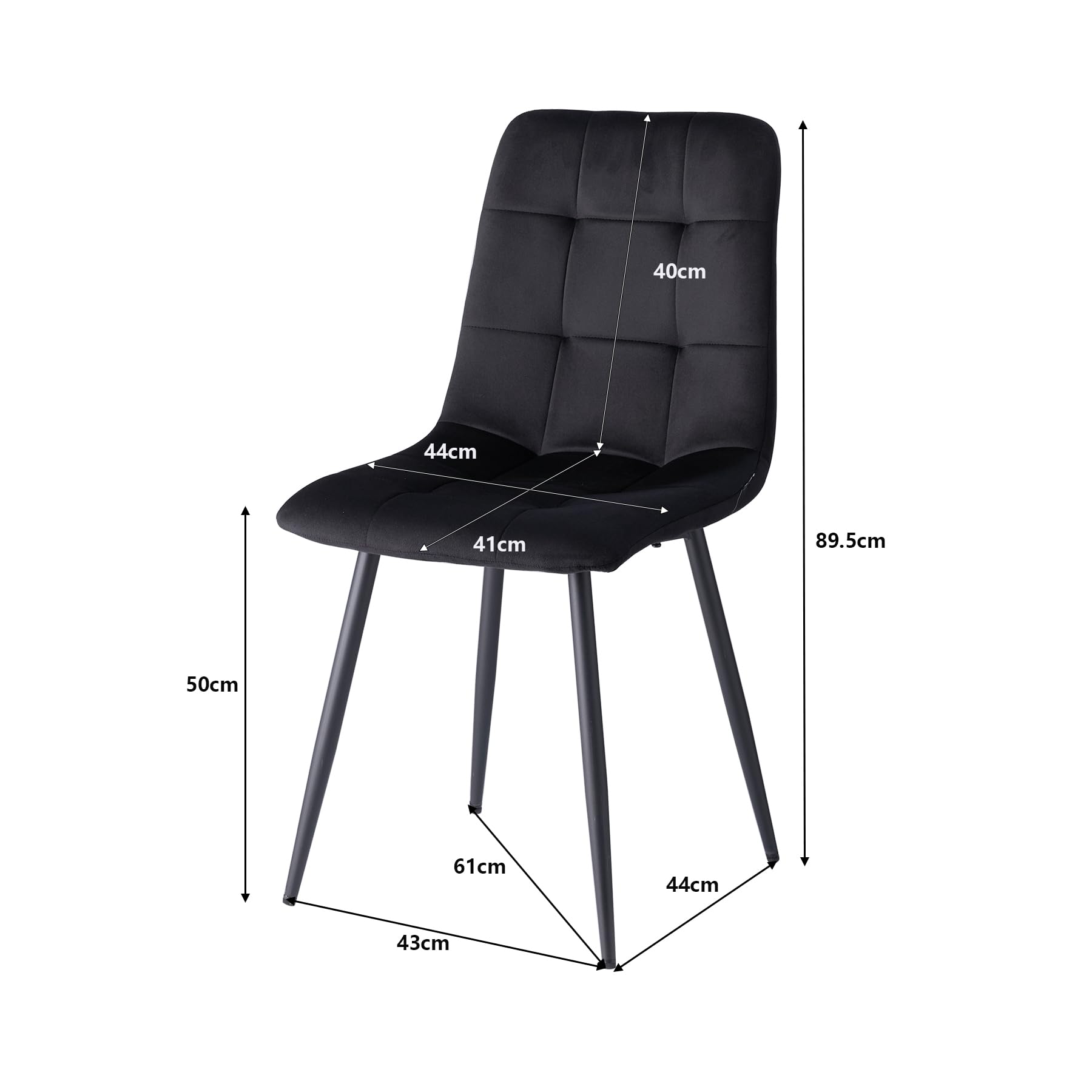 Set Sala da Pranzo, Tavolo da Pranzo Rotondo 100cm con 4 Sedia da Pranzo Imbottita in Vello Olandese, Ideale per Cucina, Soggiorno, Sala da Pranzo (Legno Scuro+Nero (Vello Olandese))