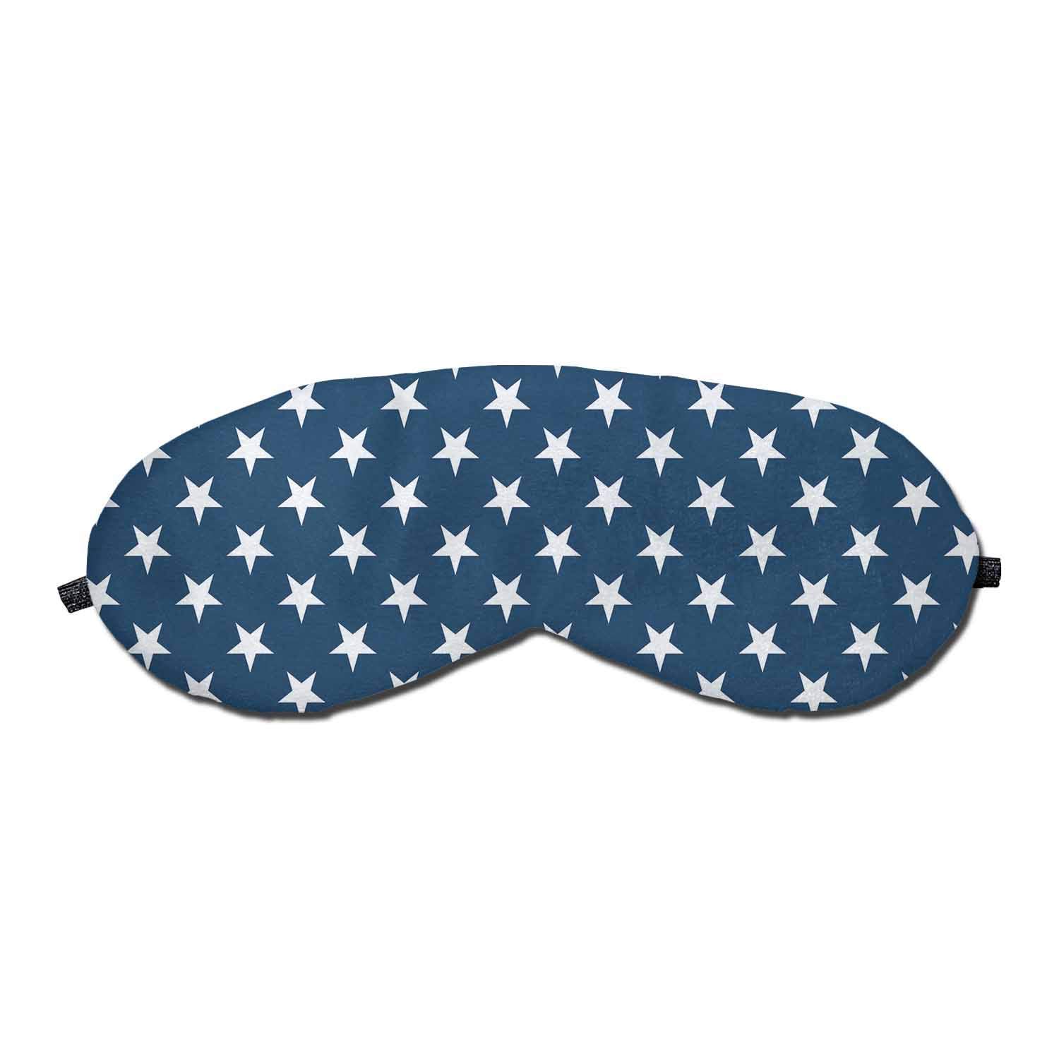 MADANYU Sleeping Eye Mask, Travel Eye Sleep Mask, Printed Eye Night Mask, Eye Relaxing Mask, Eye Cover For Meditation Sleeping Women,Men 8.8x3.1 inch - Stars Pattern