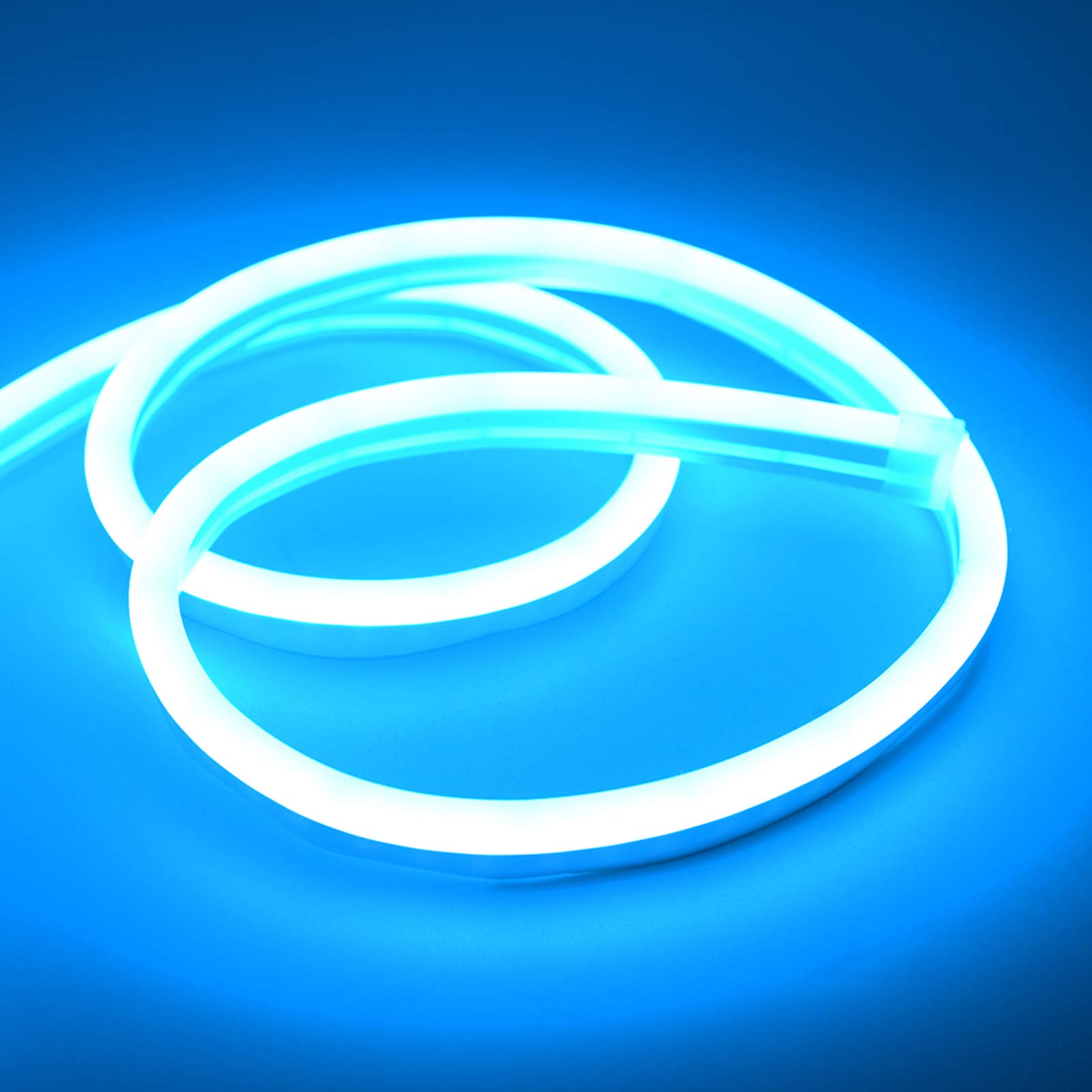 Taśma LED Neon (5M), Taśma LED, 5M Silikonowy wodoodporny Miękki pasek LED Neon, Taśma LED, Zewnętrzne elastyczne światło Wodoodporne silikonowe liny świetlne,E