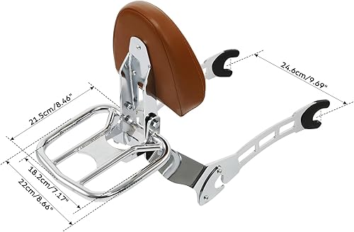 Miniatura 3 de XMT-Moto - Respaldo de pasajero de liberación rápida para Indian 2020 Scout 100 aniversario, Scout Sixty ABS 2019-2020, Scout Sixty ABS 2019-2020,