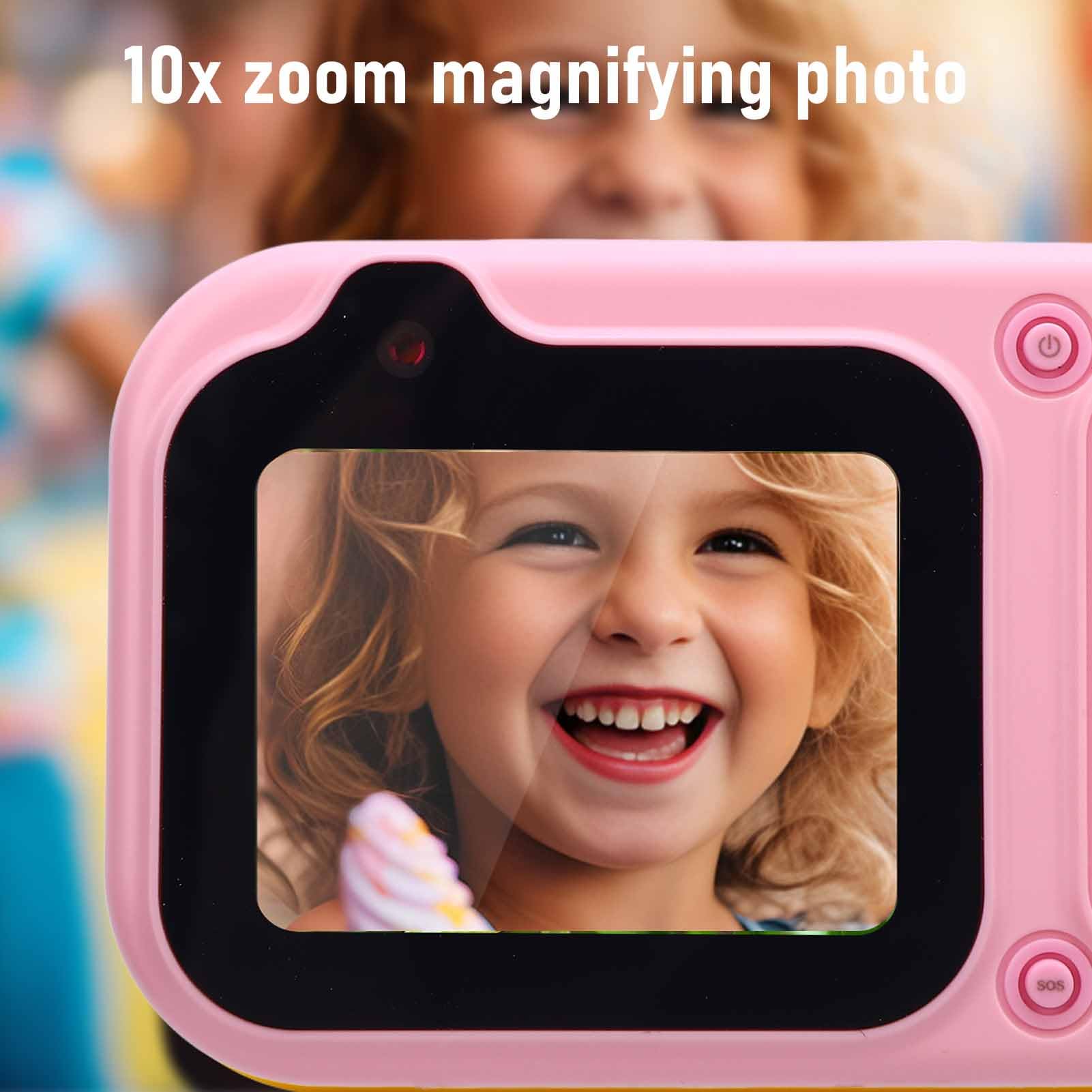 9.8FT Underwater Camera Rain Proof 2K 26MP Dual Lens 10X Zoom Underwater Video Camera with HD Screen for Diving Snorkeling (Yellow) (Roseate)