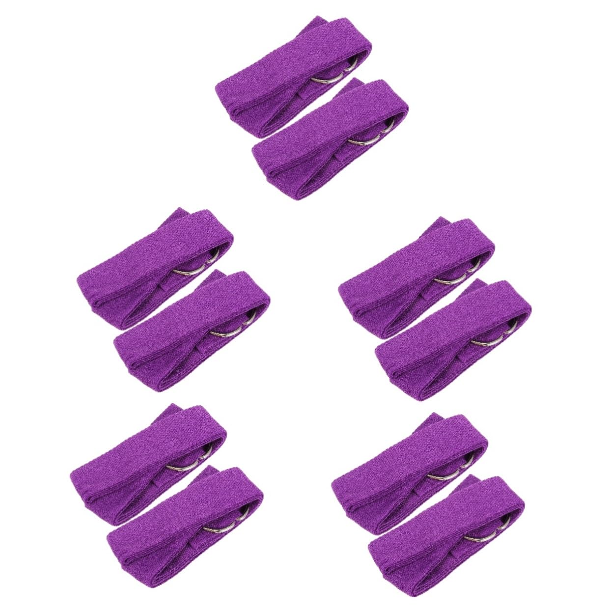 BESPORTBLE 10 Stück Yoga Gurt Polyester Baumwolle Yoga Seil Lila