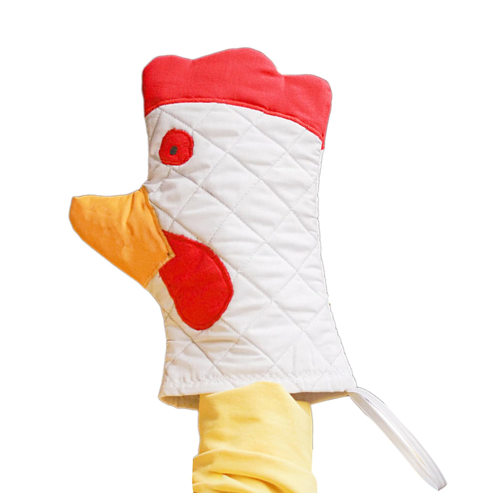 Onlynery Chicken Head Oven Mitt, Oven Gloves Heat Resistant, Lightweight Kitchen Mitts, Flexible Oven Gloves Kitchen for Women & Men, Baking, Grilling