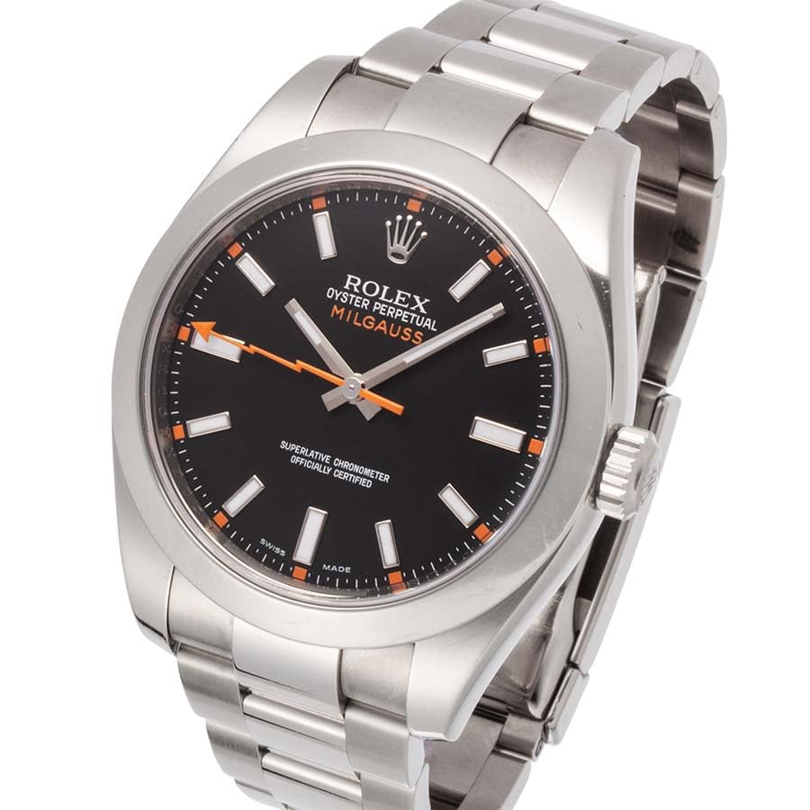 Rolex Milgauss 116400 Black Men's Watch, Bracelet Type2