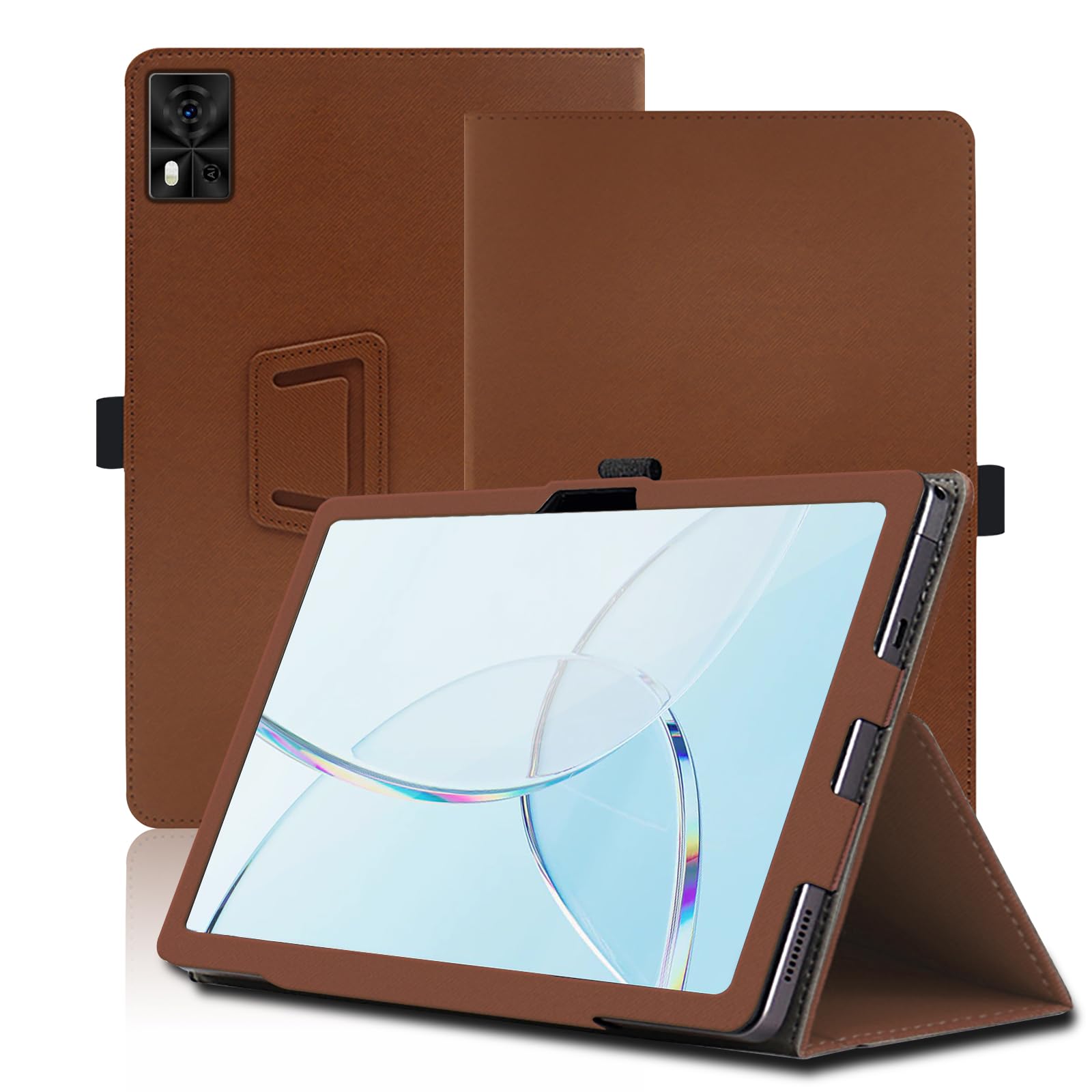 INSOLKIDON Copatibile con DOO-GEE T20 INI 8.4 INCH Tablet Custodia protettiva in pelle Cover