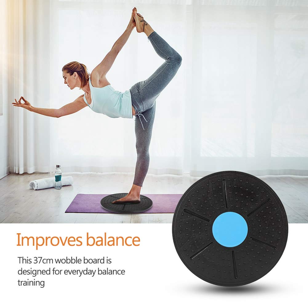 Wobble Balance Board, 37cm Balance Trainer Board Antiscivolo, Core Trainer Balance Stability Board per Riabilitazione Fitness Esercizio Allenamento Yoga