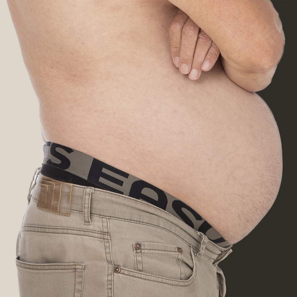 Pack de 2 bóxers Alca para Hombre. Los Calzoncillos bóxer Que se Ajustan Perfectamente a un tamaño de Vientre más Grande.