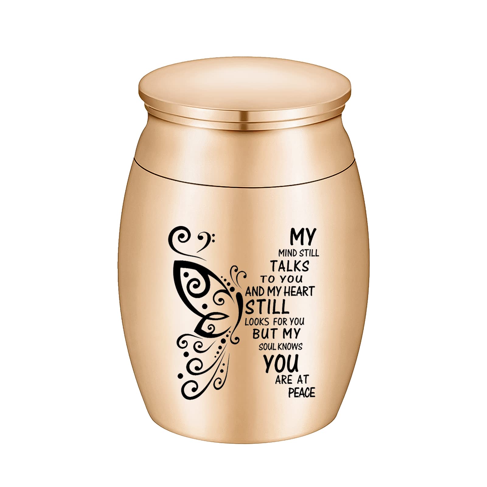 SOITIS Small Keepsake Urn For Ashes - 1.57" Stainless Steel Memorial Urn With Filling Kit - View #13