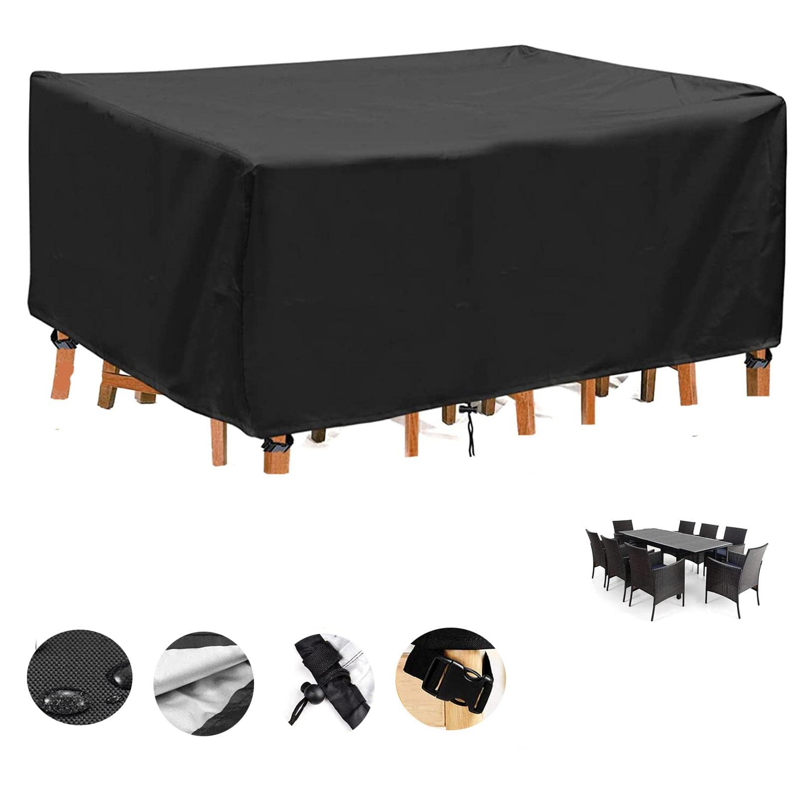 KDXAOBEI Housse Salon De Jardin, 190x110x75cm Housse