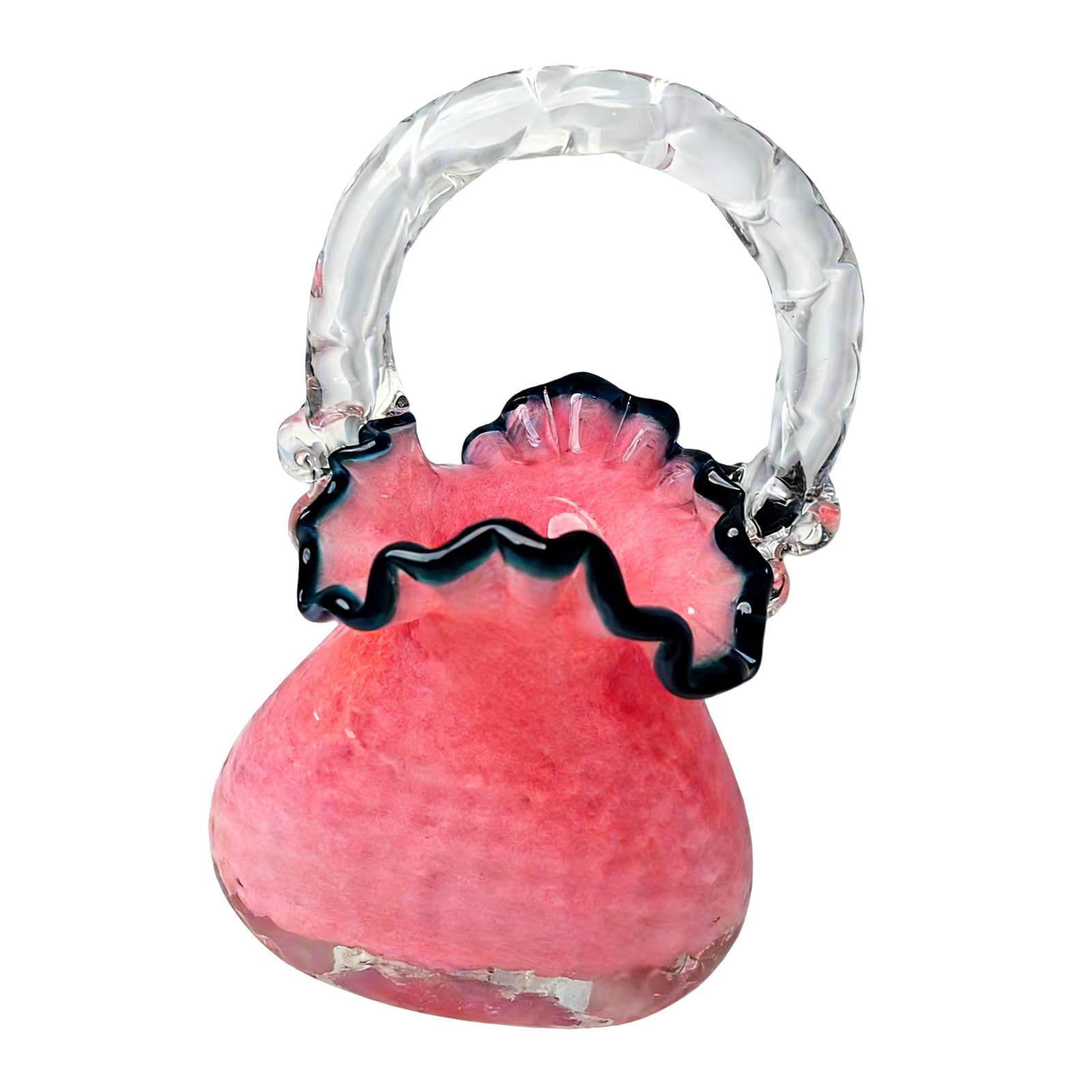 Vases for Flowers Glass Bag for Table Centerpieces & Fish Bowl Unique Handbag Flower Vase Decorative Vase Bag for Flowers