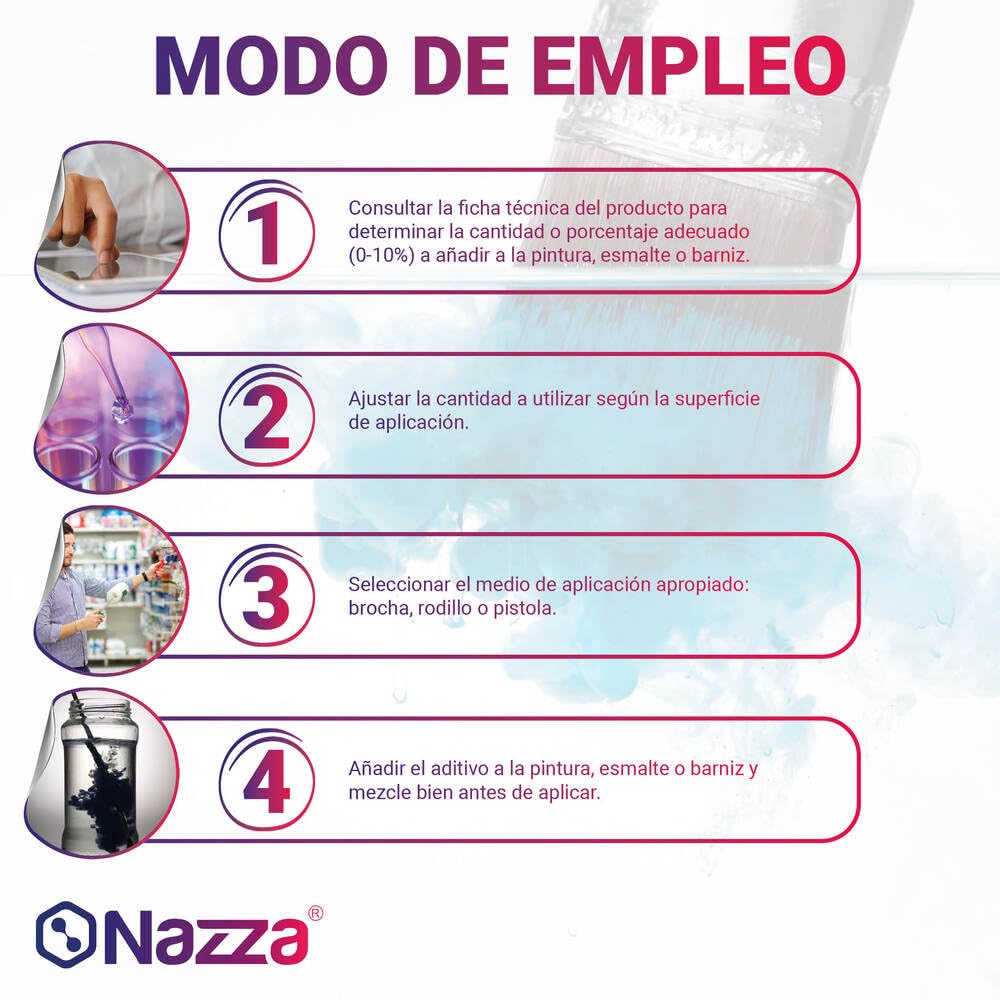 Aguarrás de uso Profesional Nazza - Aguarrás para pinturas sintéticas o Diluyente orgánico sin disolventes recuperados - Envase de plástico de 5 litros