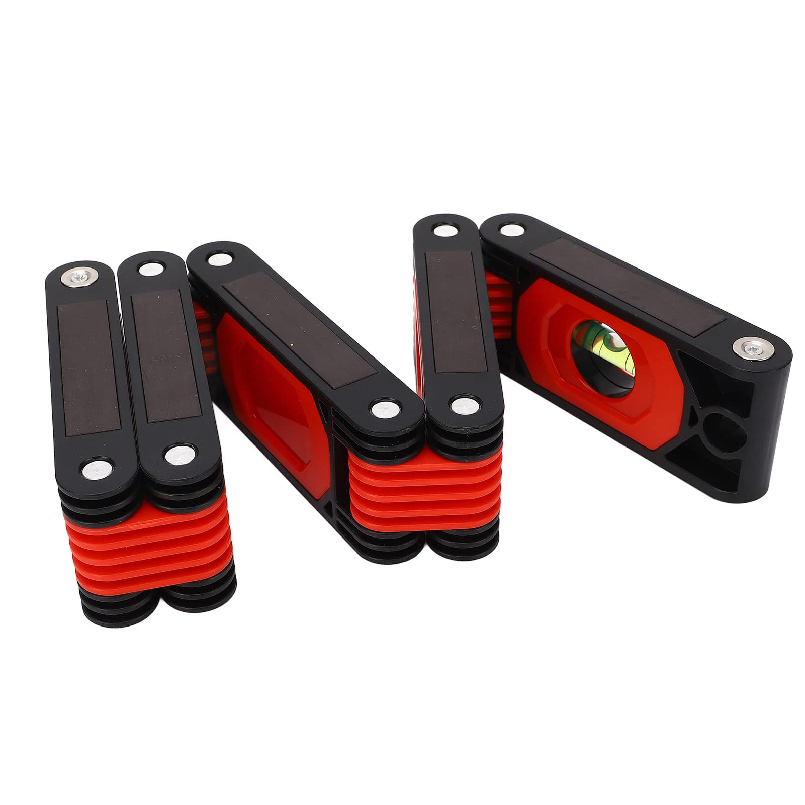 Aimant de la règle de niveau de bulle pliable outil de mesure d'angle extensible pour les tâches de bricolage domestiques