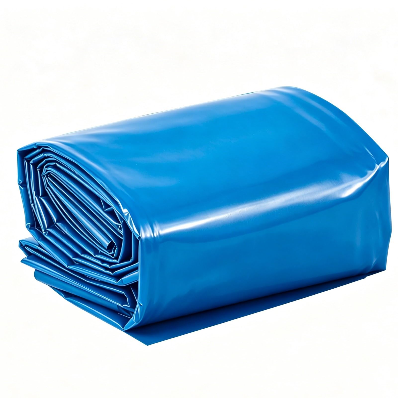 4x5m 5x6m 6x8m Blaue Unterlage Flexible Teichfolie für Wasser Gartenteich im Freien Plane Teichunterlage | Fischbecken-Dichtungsfolie, Membran, Polyethylen-Kunststofffolie(7x10m)