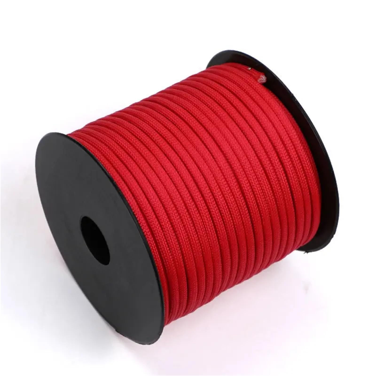 Paracord 7 Strand 4mm Paracord Rope 550 Parachute Cord Camping Survival Accessories Tent Lanyard DIY Bracelet Weaving(7C Red,100M)