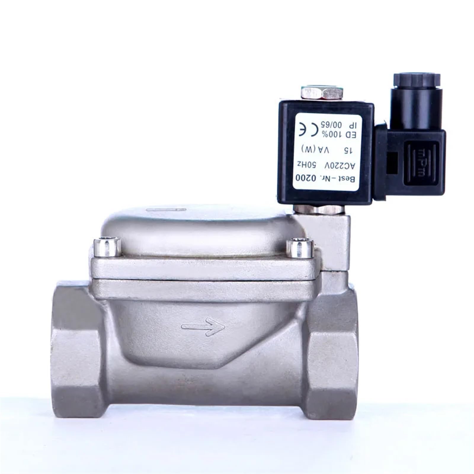 VSPPJYFG 1-1/2" High Pressure 1.6Mpa 0927 Normally Closed 304Stainless Steel Solenoid Valve with Energy Saving Module(110VAC-NBR-SEAL)
