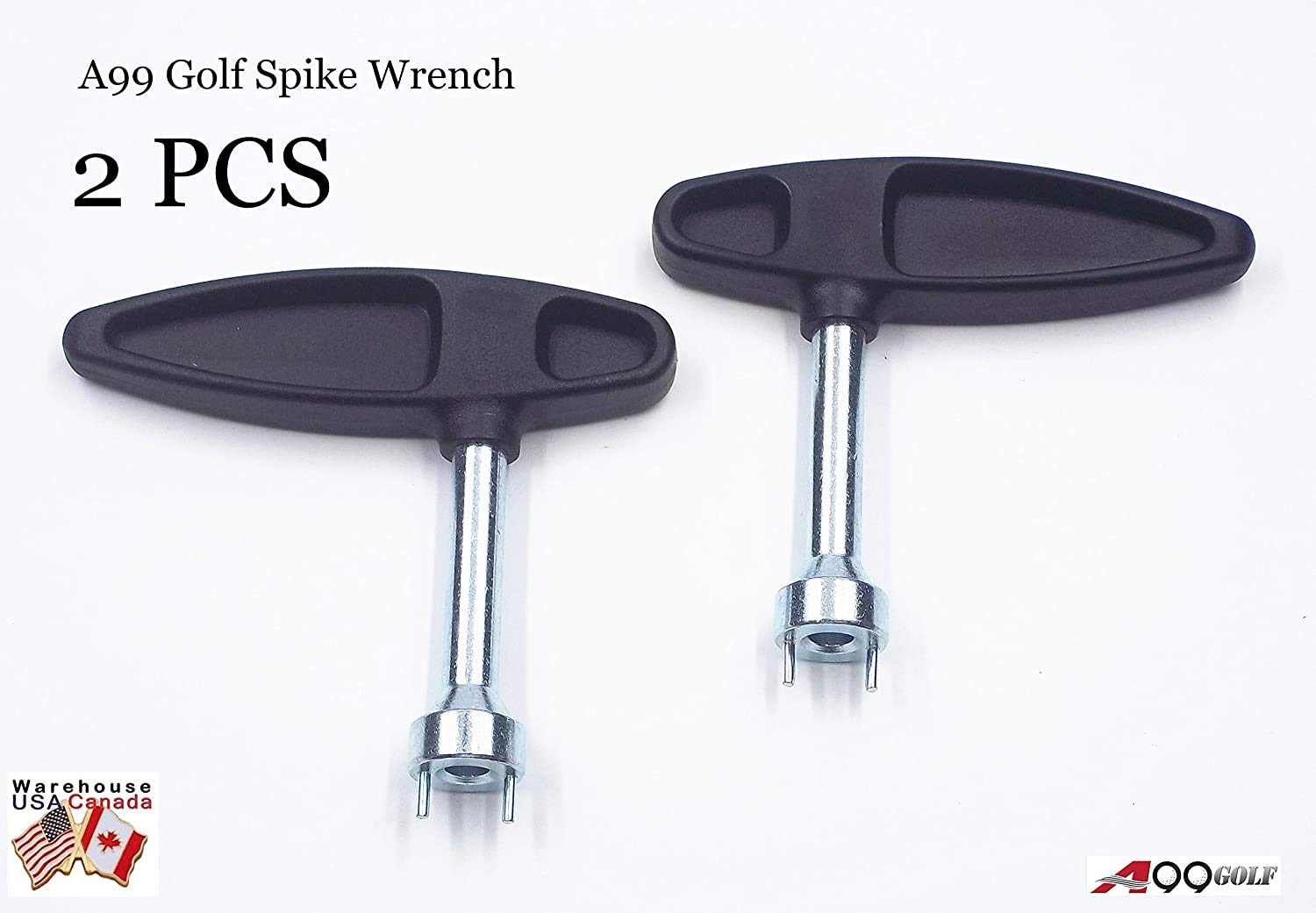 2 Kunststoff Griff Golf Schuhe Ersatz Spike Schlüssel Entferner Werkzeug