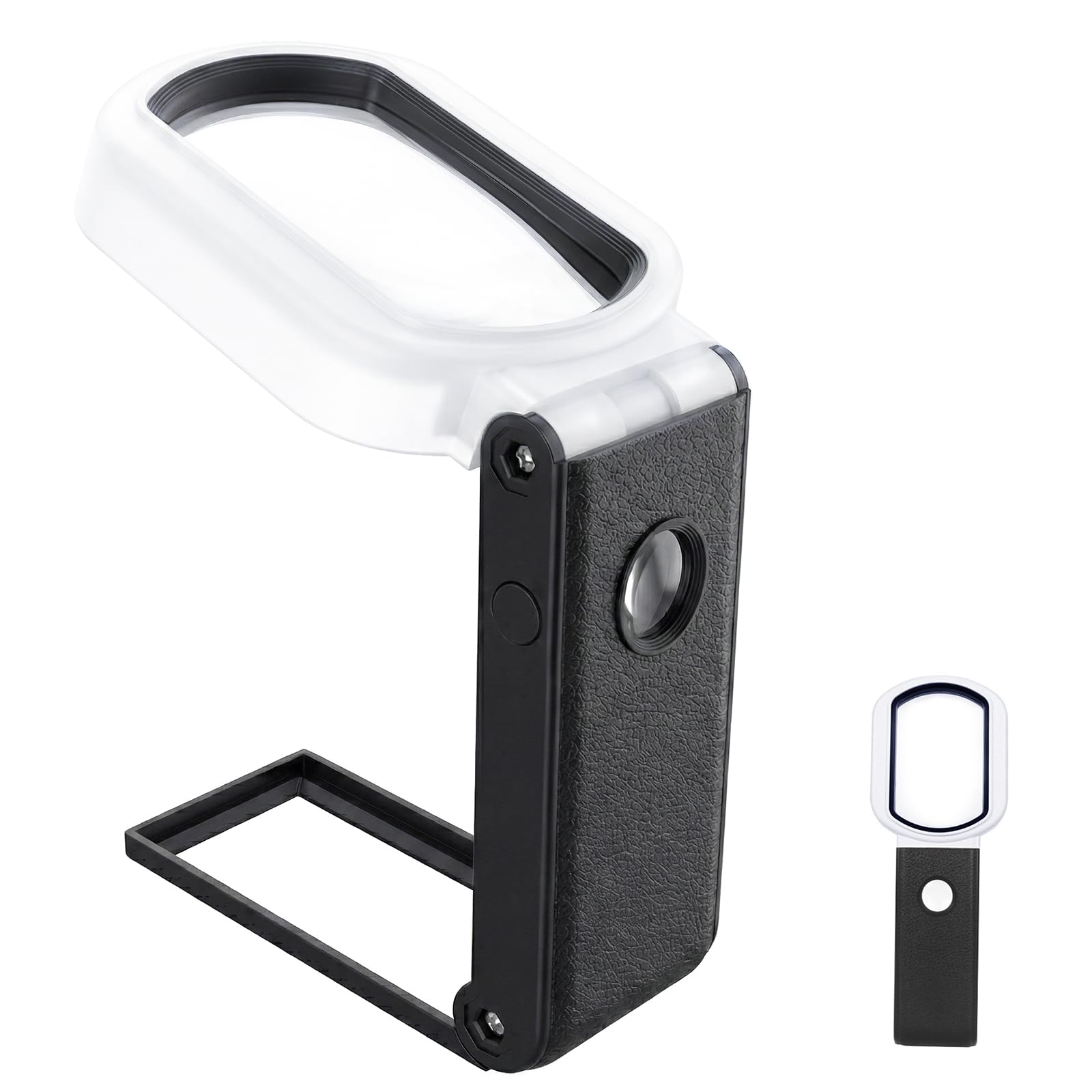 Bettinay Magnifying Glass with Light and Stand, Hands Free Magnifying Glass with 10X 25X Magnification Lens for Seniors Reading Close Work Coins