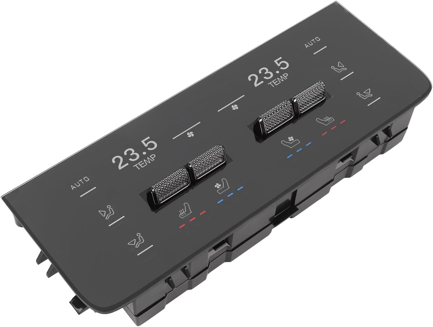 Yosoo Rear AC Control Panel, Independent Temperature Control Switch for Vehicle, Air Conditioning Unit with Front and Rear Air Synchronized Adjustment