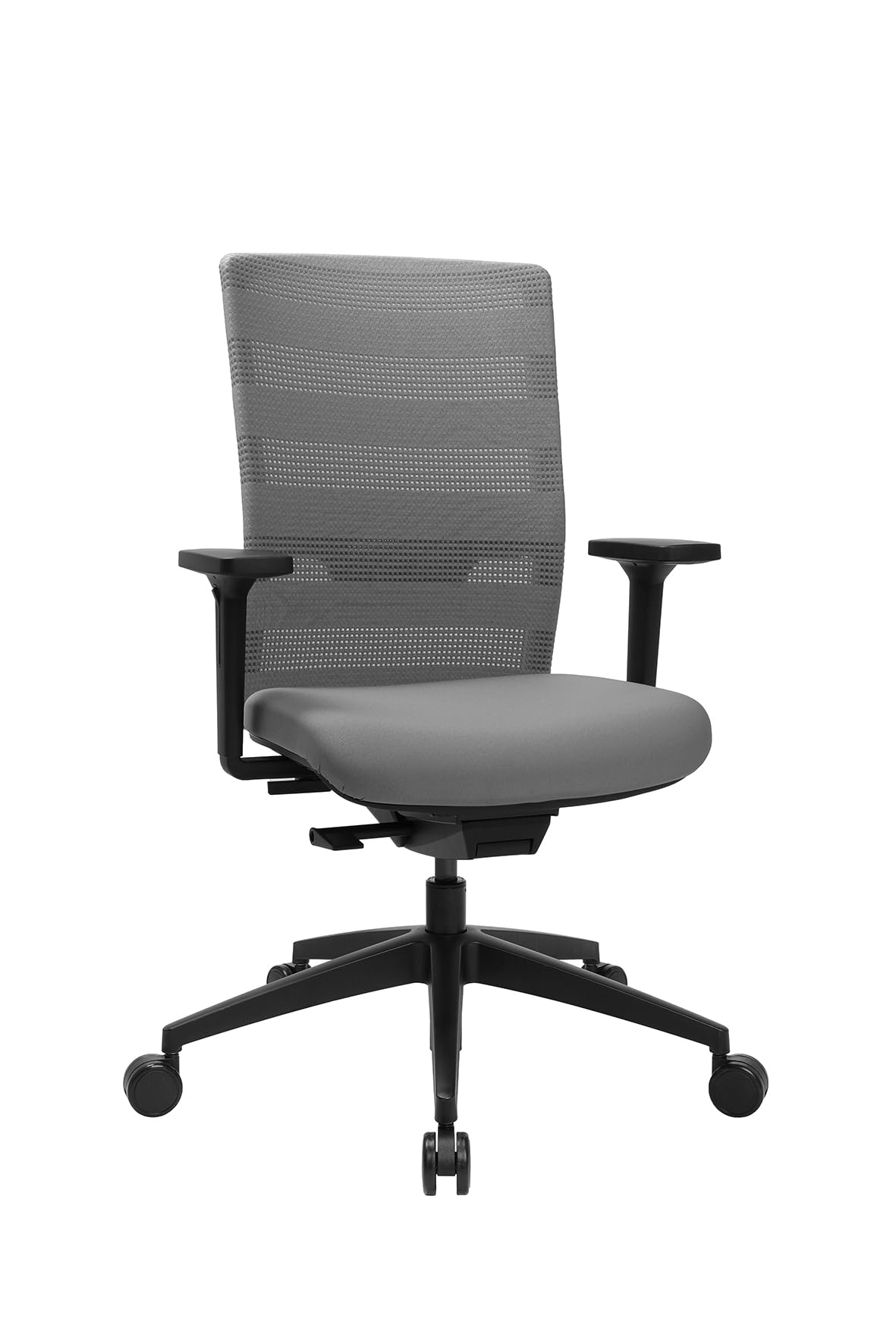 TOPSTAR | Silla giratoria de Oficina SITNESS AirWork | con reposabrazos Ajustables | Gris