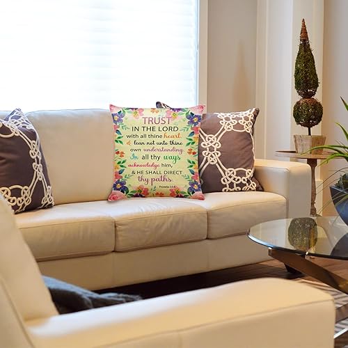 Miniatura 8 de Fundas de cojín decorativas cristianas, con texto en inglés "I Have Come Into The World", fundas de cojín decorativas para sofá, cama, sofá,