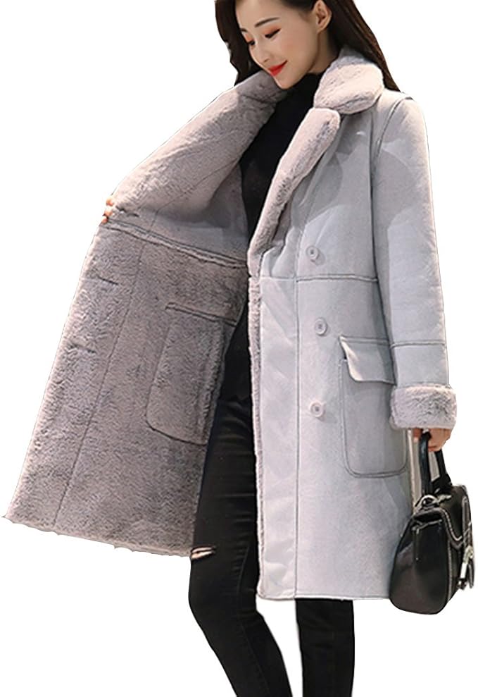 Amazon Zuomaレディース ムートンコート スエードコート トレンチコート 冬服 ロング丈 裏起毛 もふもふ 中綿 裏ボア コート ジャケット 通販 Amazon Zuomaレディース ムートンコート スエードコート トレンチコート 冬服 ロング丈 裏起毛 もふもふ 中綿 裏ボア コート ジャケット 通販