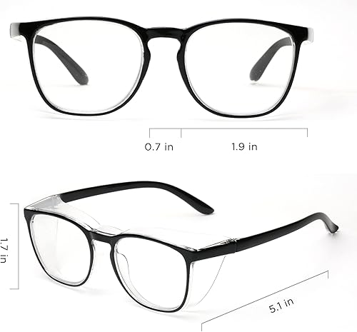 Miniatura 2 de JOO'RTI Gafas de seguridad antivaho con luz azul, gafas protectoras antipolvo para mujeres y hombres