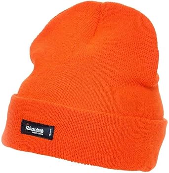 Yoko Unisex Hi-Vis Thermal 3M Thinsulate Winter Hat One Size Hi Vis Orange