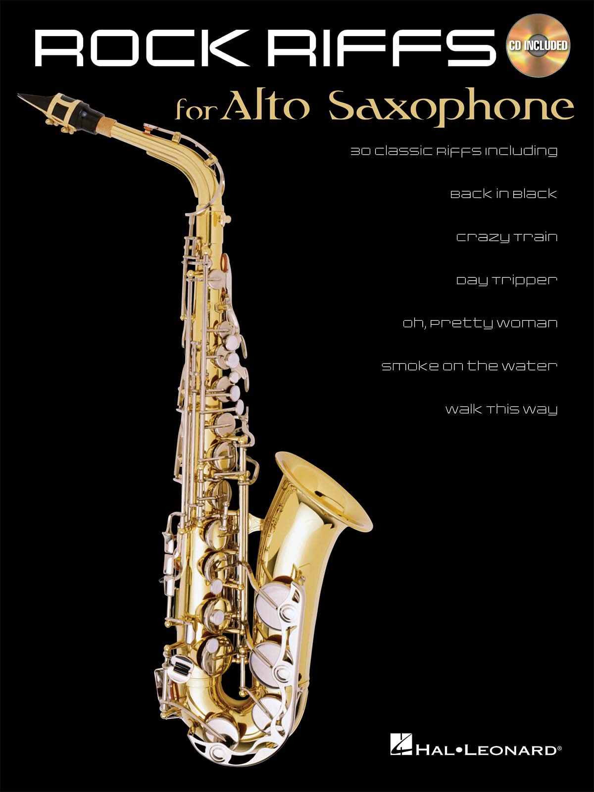 Rock Riffs Alto Saxophone BK/CD: Instrumental Play-Along