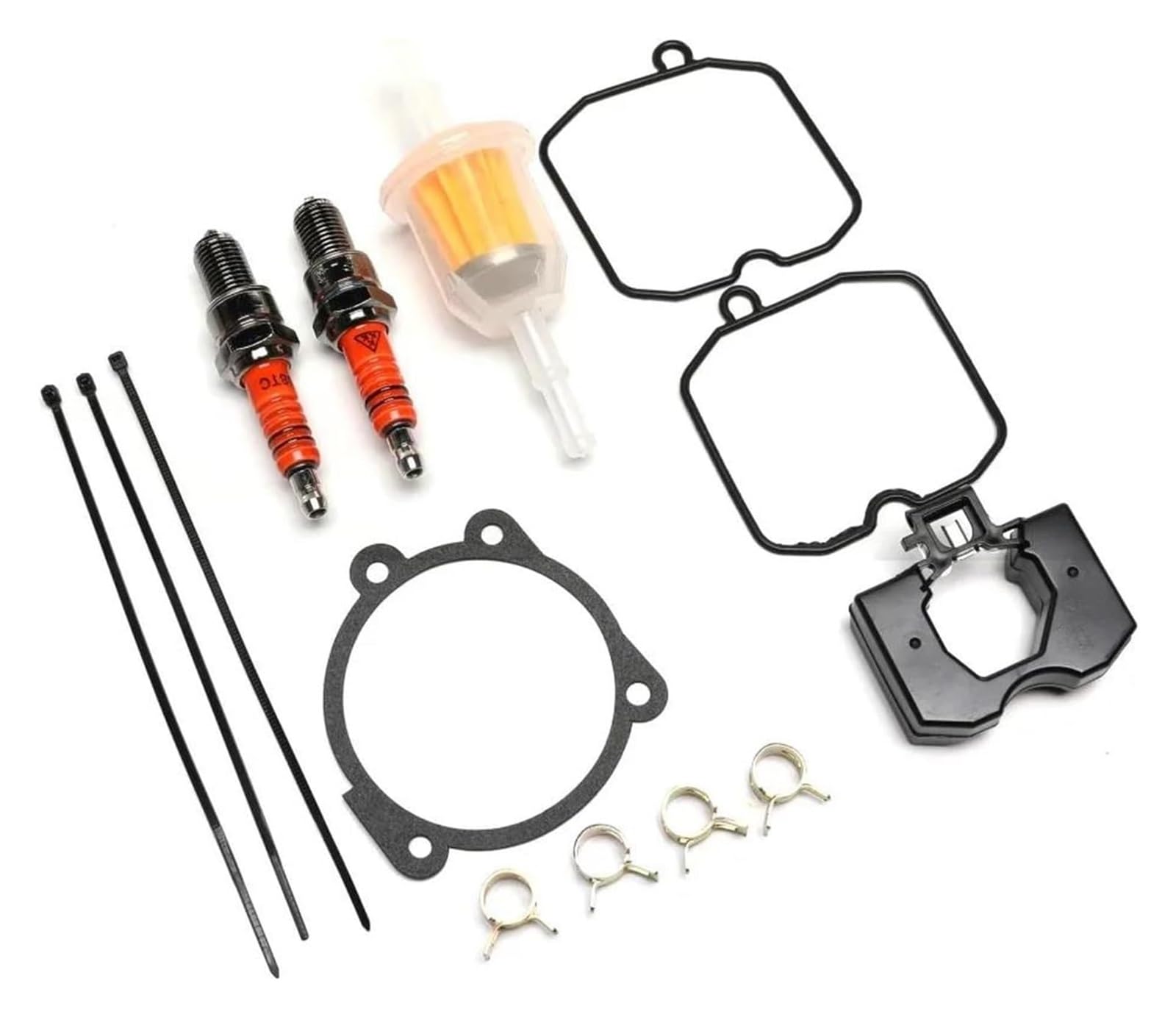 Kit Reparación Carburador para Harley para Davidson para Keihin CV Carburador 1990-2018 con Tornillo Ralentí Bujía Filtro Combustible Jet 27006-88 Accesorios Kit De Reconstrucción