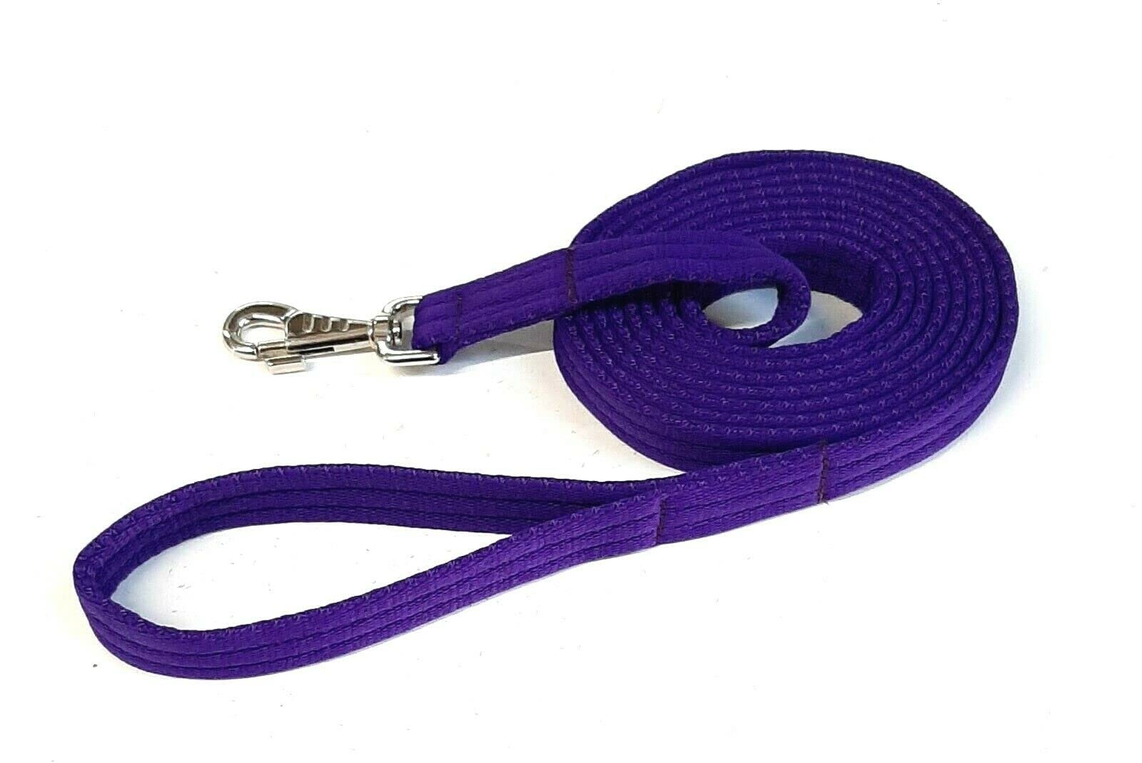 Horse Lunge Line/Large Dog Training Walking Lead Leash 25mm Padded Air Webbing Strong Very Soft Durable (30ft, 9 Metres) (Purple)