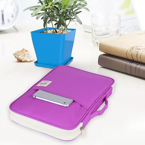 Miniatura 2 de Carpeta de archivos de bolsa de documentos A4, multifuncional A4 bolsas de documentos, organizador de cartera, bolsa de viaje impermeable con