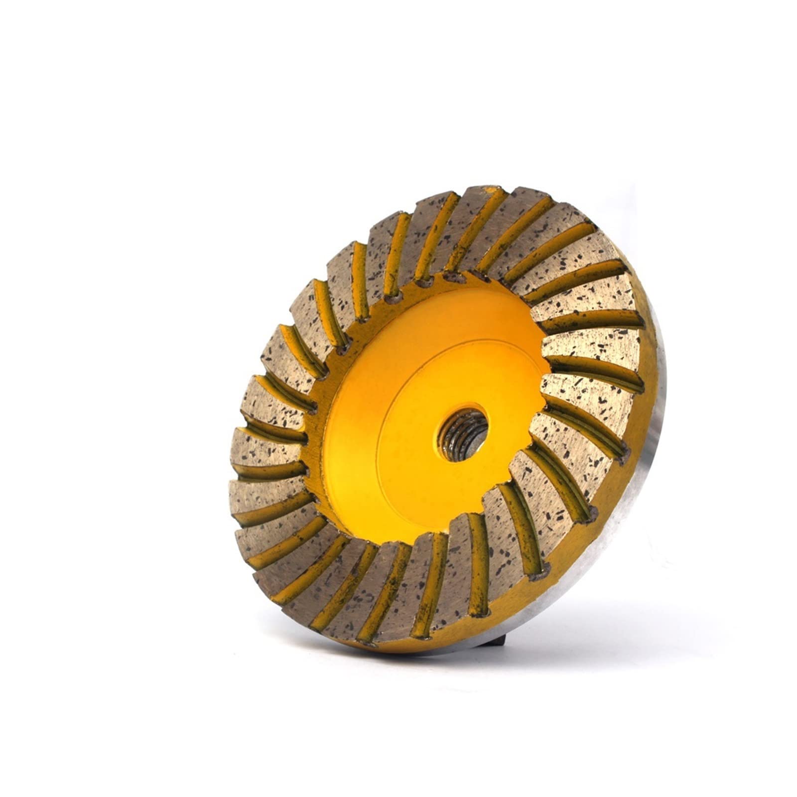Meule à béton, Disque de meulage Turbo Diamond Cup 4 pouces grain M14 100 ponçage sol en béton à base d'aluminium