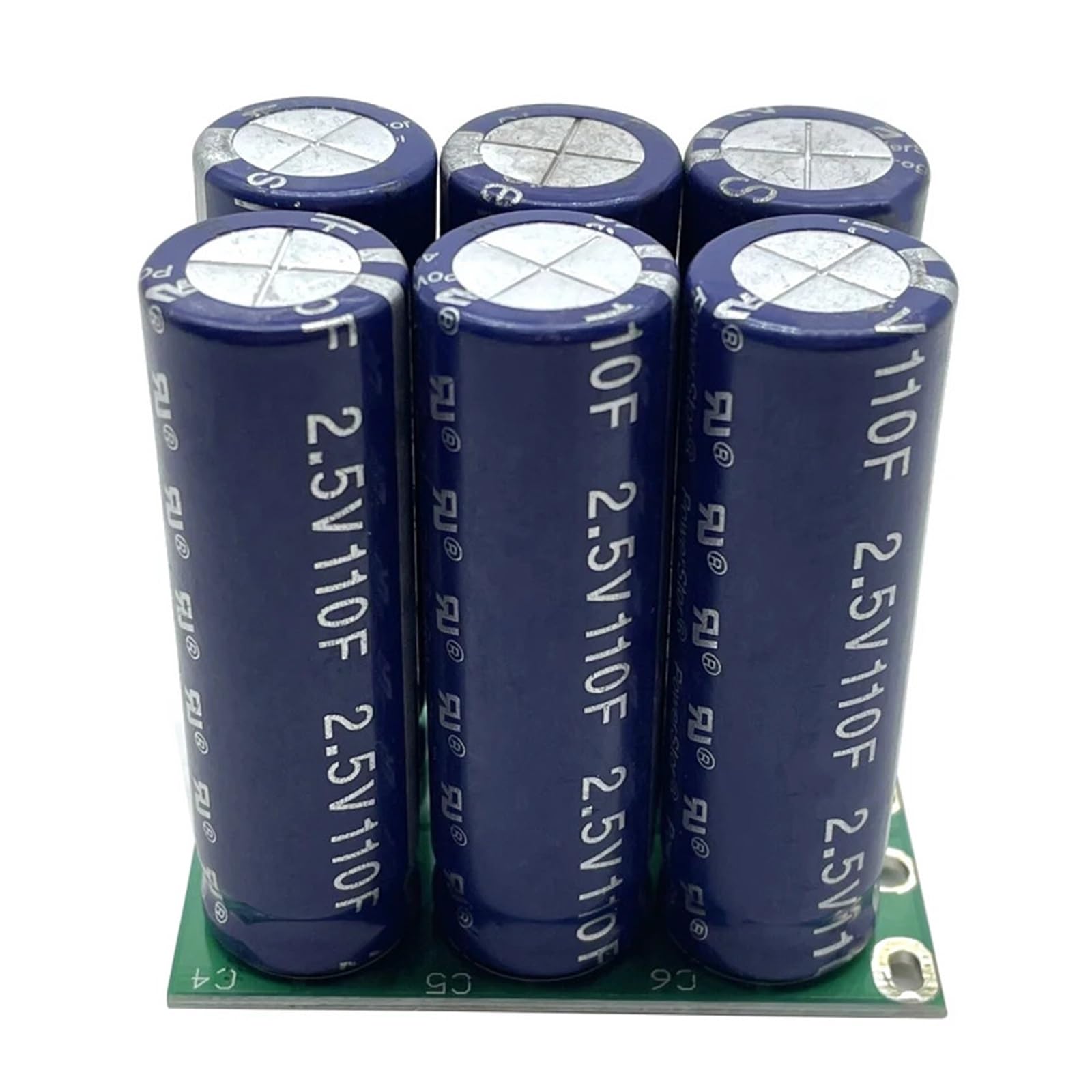 BALYDLUL 15V18.33F Rectifier Module 2.5V110F Backup Power Supply Large Capacity(Double-Row 15V18.33F)