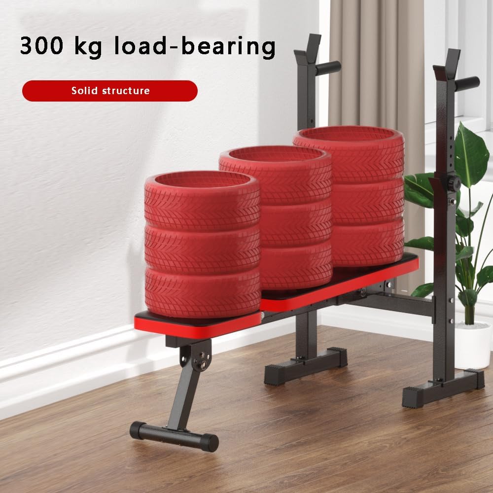 flybird adjustable weight bench - ultimate gym bench for home workouts, multifunctional fitness equipment, easy to store, fitness crowds