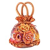 TENDYCOCO 1pc Handbag Bucket Bags for Women Handbag for Women Women's Tote Handbags Evening Tote Bag Evening Handbag Evening Handbad for Women Cloth Miss Mobile Phone Bag Orange Flower Shape