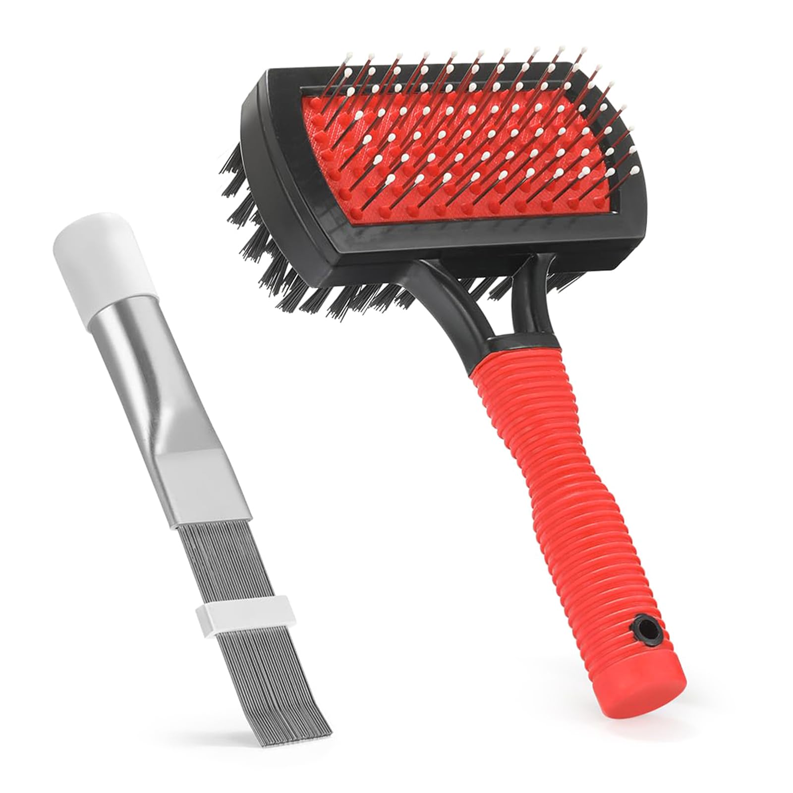 HDOYTXXM Essential Air Conditioners Coil Cleaning Brush Set Includes Fin Comb for Home HVAC Systems Care Home AC Maintenance Tool Evaporator Coil Brush