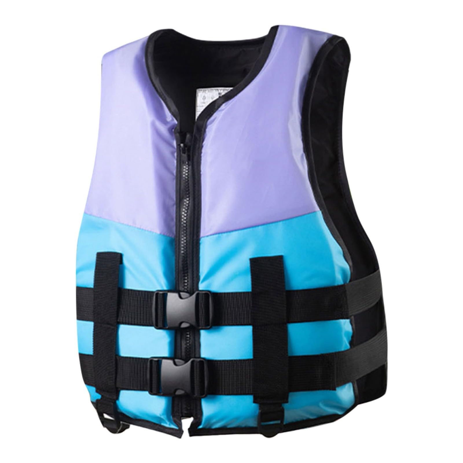 Adults Swim-Jacket Youth Waterproof Swim Jacket Waistcoat Adjustable Swim Vest Unisex for Boarding, Kayaking, Fishing,Watersports (Purple, XL)