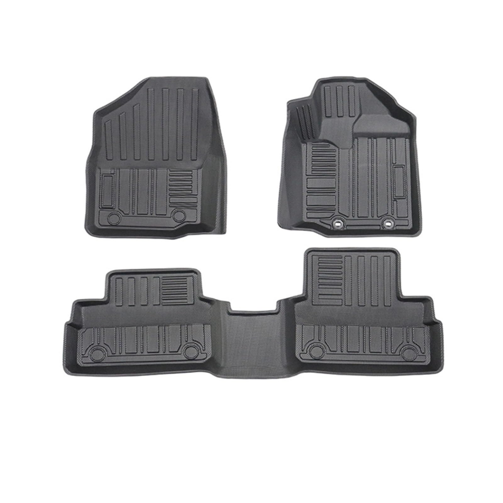 TPE LHD RHD RaiZE Karpet Lantai Mobil Untuk Compatible With RAIZE 2020 2021 2022 Alas Kaki Baki Lantai Mobil Aksesori Otomatis Hitam(RHD RAIZE)